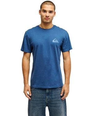 Quiksilver T-Shirt Ev Mini Logo - Bleu