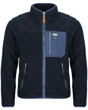 Superdry Felpa Vintage Retro Full Zip Fleece - Blu