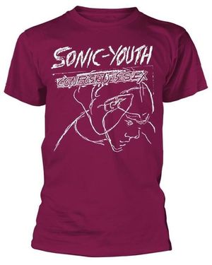 Sonic Youth T-shirt Confusion Is Sex - Violet