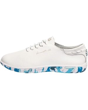 Tbs Baskets basses Baskets en cuir Jazaru Ref 65892 Blanc Bleu