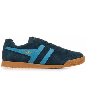 Gola Baskets Harrier Suede - Bleu