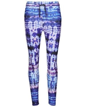 Desigual Legging Tiedye - Blauw