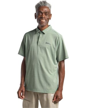 Jack Wolfskin Polo DELGAMI POLO M - Vert