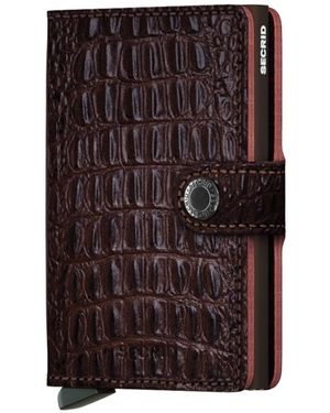 Secrid Portefeuille Miniwallet Nile - Marron