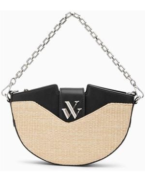 Vanessa Wu Sac Sac demi-lune Johanna - Noir