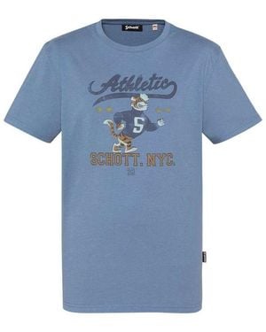 Schott Nyc T-shirt 8471801 - Bleu