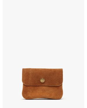 Milano Porte-monnaie Porte-monnaie cuir VELVET 83E-0VE23091 - Marron