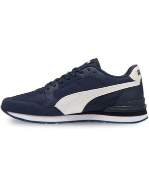 PUMA Baskets St Runner V4 Nylon - Bleu