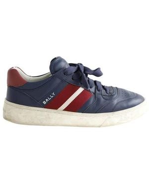 Bally Baskets basses Baskets en cuir bleues