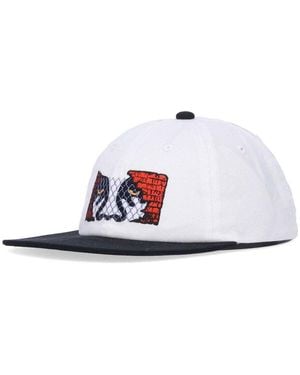 Obey Casquette New World Frenzy 6 Panel Snaack - Blanc