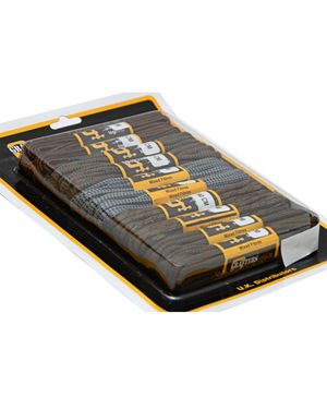 Grafters Lacets Lot De 10 Df903 - Noir