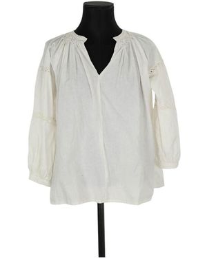 Des Petits Hauts Blouses Blouse en coton - Blanc