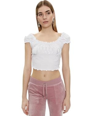 Juicy Couture Blouses BRODIEB - Blanc