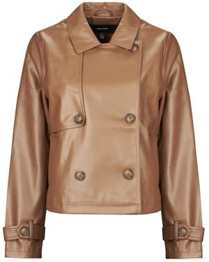 Vero Moda Trenchcoat Vmcaiamollie Short Coated Trenchcoat - Bruin