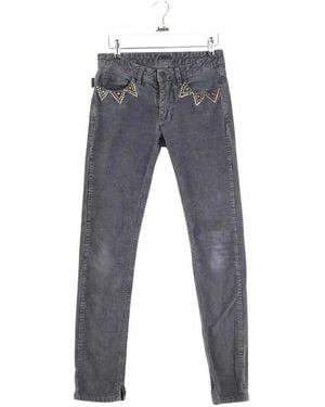Zadig & Voltaire Jeans Jean slim en coton gris