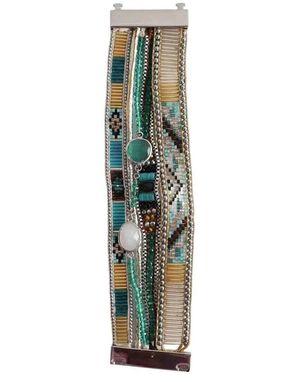 Bracelet Tressé HIPANEMA, Bleu, Authentique Et Stylé