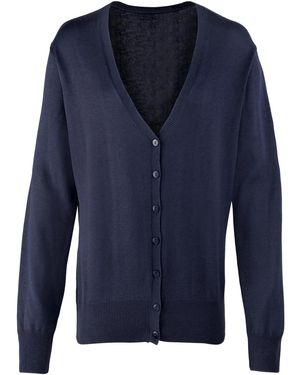 PREMIER Gilet Button Through - Bleu