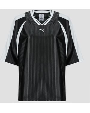 PUMA T-Shirt Oversized Football Jersey - Noir