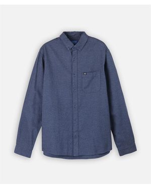 Oxbow Chemise Chemise manches longues flanelle HILLTOP - Bleu