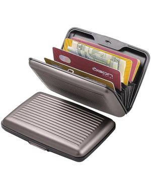 Ögon Designs Portefeuille Porte carte STOCKHOLM - Gris