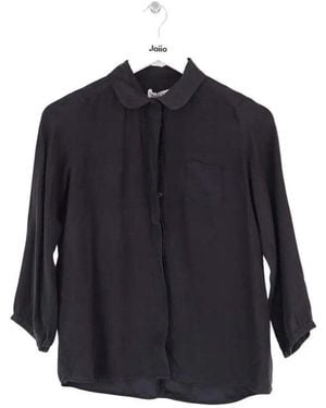 Sandro Chemise Chemise noire - Bleu