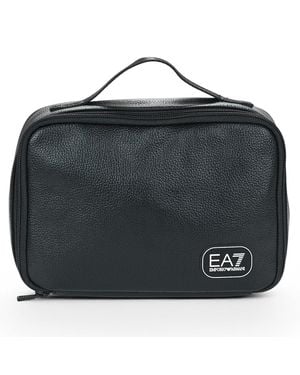 EA7 Trousse Da Toilette Train U Carryover Beauty Case - Nero