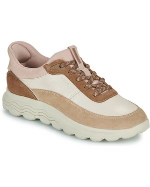 Geox Baskets basses D SPHERICA PLUS B FAST IN - Métallisé