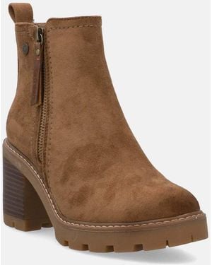 Refresh Boots Tronchetto Tacco - Marron