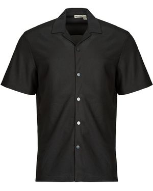 Only & Sons Overhemd Korte Mouw Onskari - Zwart