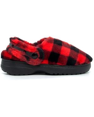 Crocs™ Chaussons Cls Unfurgettable Buffcheckclg 211926 - Rouge