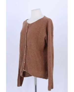 Sezane Gilet Cardigan en laine marron