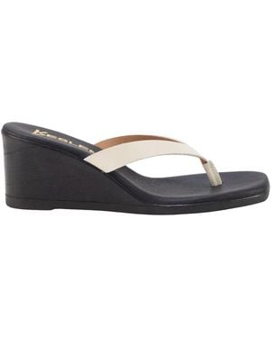 Keslem Sandales Compensées 44681 - Bleu