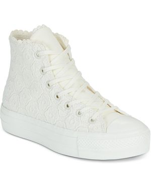 Converse Hoge Sneakers Chuck Taylor All Star Lift - Wit