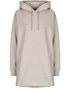Vans Abito Corto Fleece Dress - Grigio