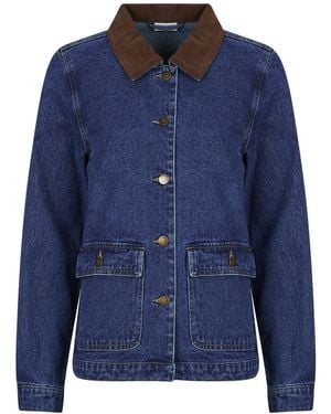 Jdy Jeansjacken Ella Pocket L/S Denim - Blau