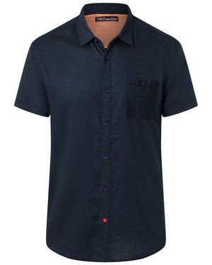 Timezone Chemise Chemise manches courtes Timzeone ref 53167 Bleu