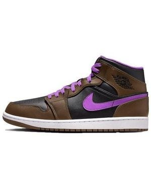 Nike Baskets montantes 1 Mid Palomino - Violet