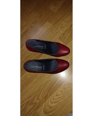 Dorking Chaussures escarpins Escarpins rouge