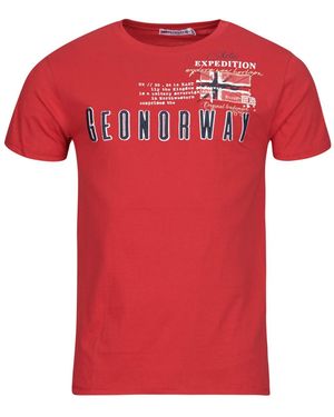 GEOGRAPHICAL NORWAY T-Shirt Jason - Rosso