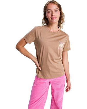 Roxy T-shirt Oceanregular Poster - Marron