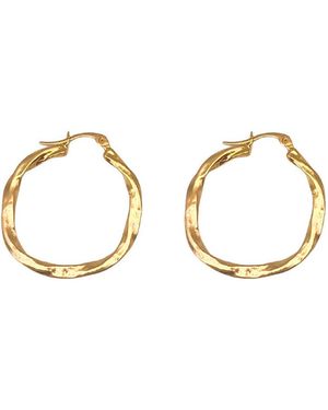 Les Reines Boucles oreilles Boucles d'oreilles Majestic Hoops - Métallisé