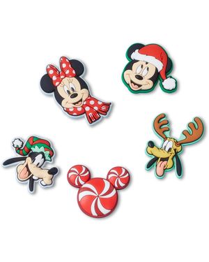 Crocs™ Accessoires Mickey Xmas 5PK - Rouge