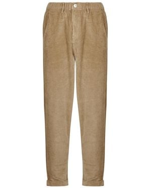 ONLY Straight Leg Broeken Onlflora Mw Ela Cord Carrot - Naturel