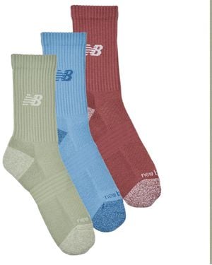 New Balance Sportstrümpfe Active Cushion Crew Socks 3 Packes - Blau