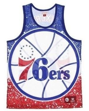 Mitchell & Ness Debardeur Nba Philadelphia 76Ers - Bleu
