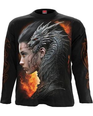 Spiral T-shirt Draco Queen - Noir