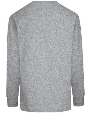 Converse T-Shirt T-Shirt À Manches Longues Chuck Patch - Gris