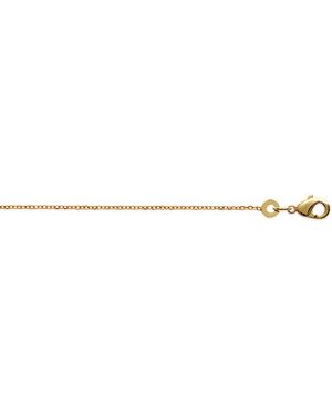 Brillaxis Collier Chaîne Plaqué Or Maille Forçat 38 Cm - Multicolore