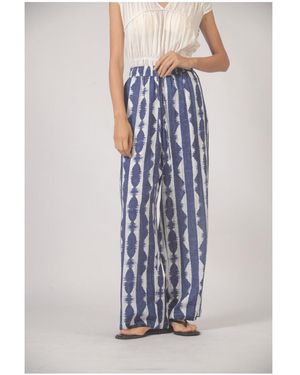 The Korner Pantalons large - PANTS - Bleu