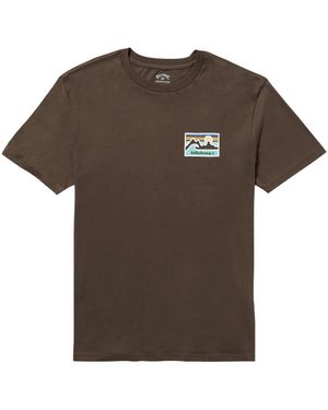 Billabong T-shirt Range Adiv - Marron